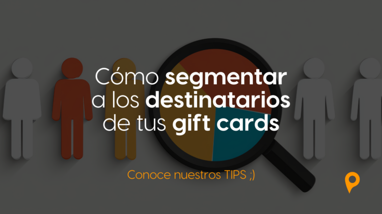 segmentar destinatarios de gift cards